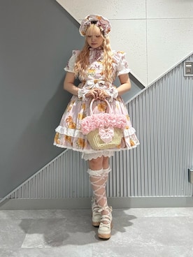 「Chalmiere（シャルミエール）のアイテム」を使った、kanaeさん（レディース・170cm）の夏コーディネート