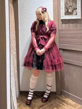 「アイテム（チャーム）」を使った、kanaeさん（レディース・169cm）の秋コーディネート
