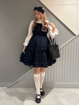 「アイテム（チャーム）」を使った、kanaeさん（レディース・169cm）の冬コーディネート