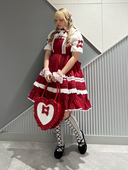 Chalmiere　シャルミエール　メイジージャンスカ＆ヘッドドレス　赤 メイジージャンパースカート | Chalmiere | axes femme onlineshop