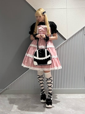 「Chalmiere（シャルミエール）のアイテム」を使った、kanaeさん（レディース・170cm）の春コーディネート