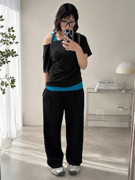 「OLD ORDER（オールドオーダー）のアイテム」を使った、Rannyさん（レディース・159cm）の夏コーディネート