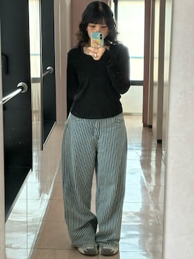 「OLD ORDER（オールドオーダー）のアイテム」を使った、Rannyさん（レディース・159cm）の冬コーディネート