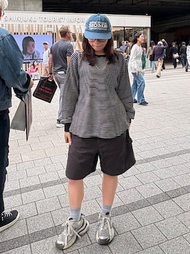 「OLD ORDER（オールドオーダー）のアイテム」を使った、Rannyさん（レディース・159cm）の春コーディネート