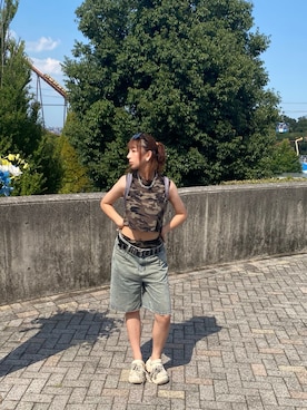 Rannyさん（レディース・159cm）の夏コーディネート