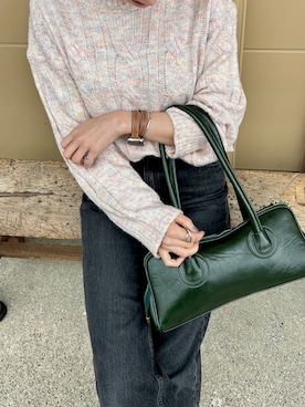 「SALTMINT（ソルトミント）のアイテム」を使った、YUIさん（レディース・152cm）の冬コーディネート