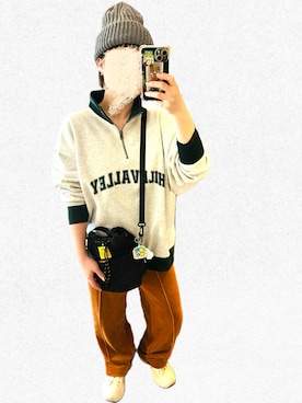 「KiU（キウ）のアイテム」を使った、nyamacoさん（レディース・158cm）の秋コーディネート