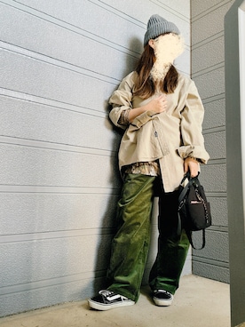 「KiU（キウ）のアイテム」を使った、nyamacoさん（レディース・158cm）の秋コーディネート