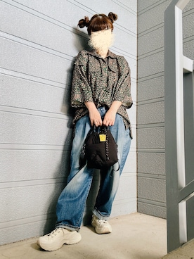 「KiU（キウ）のアイテム」を使った、nyamacoさん（レディース・158cm）の秋コーディネート