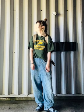 「Teva（テバ）のアイテム」を使った、nyamacoさん（レディース・158cm）の夏コーディネート