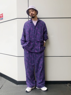 「KANGOL（カンゴール）のアイテム」を使った、トヲルさん（メンズ・180cm）の春コーディネート