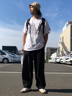 トヲルさん（メンズ・180cm）の夏コーディネート