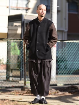 エトセンス　ETHOSENS 19aw セットアップ ETHOSENS/エトセンスSwitched jacket セットアップ - スーツ
