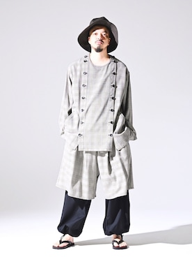 「アイテム（その他トップス）」を使った、トヲルさん（メンズ・180cm）の秋コーディネート