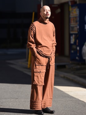 「tac:tac（タクタク）のアイテム」を使った、トヲルさん（メンズ・180cm）の秋コーディネート