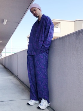 「Blue Standard （ブルースタンダード）のアイテム」を使った、トヲルさん（メンズ・180cm）の冬コーディネート