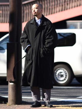 「LEH（レー）のアイテム（ジャケット/アウター）」を使った、トヲルさん（メンズ・180cm）の冬コーディネート