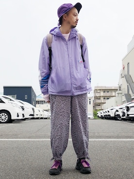 「adidas（アディダス）のアイテム（ジャケット/アウター）」を使った、トヲルさん（メンズ・180cm）の春コーディネート
