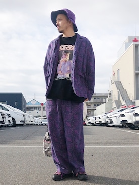 「FREAK'S STORE（フリークスストア）のアイテム（バッグ）」を使った、トヲルさん（メンズ・180cm）の春コーディネート