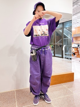 「A.M.S.（エーエムエス）のアイテム」を使った、トヲルさん（メンズ・180cm）の夏コーディネート