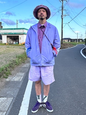 「adidas（アディダス）のアイテム（ジャケット/アウター）」を使った、トヲルさん（メンズ・180cm）の春コーディネート