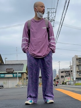 「SAYHELLO（セイハロー）のアイテム」を使った、トヲルさん（メンズ・180cm）の秋コーディネート