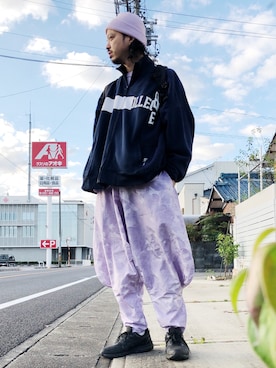 「Blue Standard （ブルースタンダード）のアイテム」を使った、トヲルさん（メンズ・180cm）の秋コーディネート