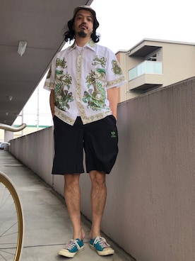 トヲルさん（メンズ・180cm）の夏コーディネート