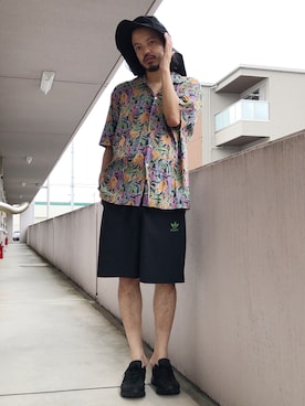 トヲルさん（メンズ・180cm）の夏コーディネート