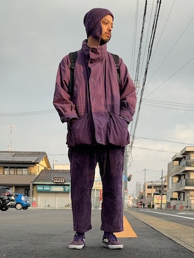 「RACAL（ラカル）のアイテム」を使った、トヲルさん（メンズ・180cm）の秋コーディネート