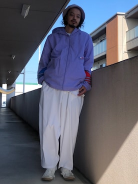 「KANGOL（カンゴール）のアイテム」を使った、トヲルさん（メンズ・180cm）の夏コーディネート