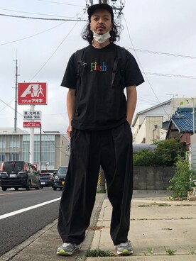 「URBAN RESEARCH（アーバンリサーチ）のアイテム（帽子）」を使った、トヲルさん（メンズ・180cm）の夏コーディネート