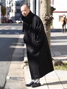 「UNIVERSAL OVERALL（ユニバーサルオーバーオール）のアイテム」を使った、トヲルさん（メンズ・180cm）の春コーディネート