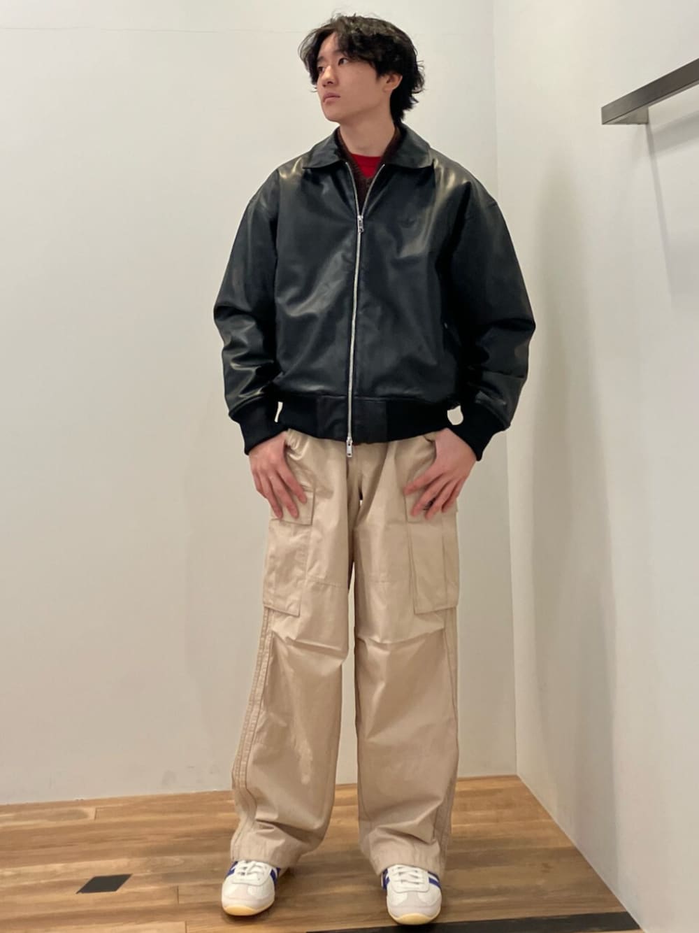 【3XLサイズ】プレミアム エッセンシャルズ プレザー ボンバージャケット adidas Originals - 新品3XL】アディダスプレミアム エッセンシャルズ