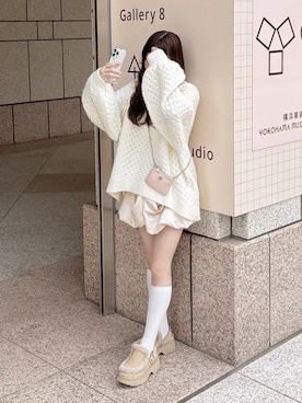 「アイテム（ブーツ）」を使った、pinoさん（レディース・155cm・20代）の秋コーディネート