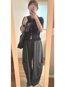 「STUDIOUS(ステュディオス)のアイテム」を使った、Chiiiさん(レディース・155cm)の夏コーディネート