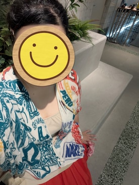 「アイテム（スリッポン）」を使った、あゆ🍑さん（レディース・170cm）の夏コーディネート