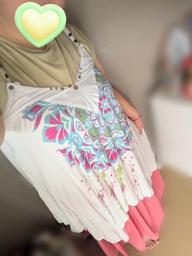 「アイテム（スカート）」を使った、あゆ🍎さん（レディース・170cm）の夏コーディネート