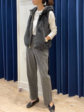 「アイテム（ブルゾン）」を使った、Maekawaさん（レディース・166cm・30代）の秋コーディネート