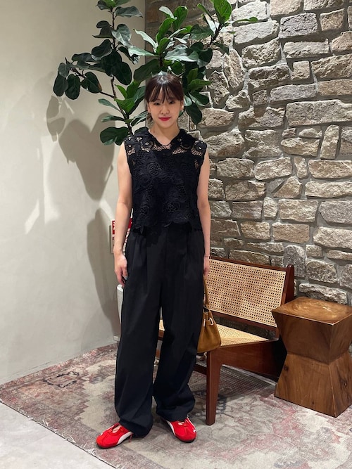 セール】エンブロイダリーレースベスト（ベスト）｜BAYFLOW