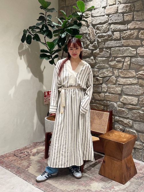 セール】【AMERICAN RAG CIE】ストライプワンピース（WOMEN