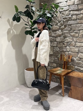 「アイテム（アンダーウェア）」を使った、yuuka520さん（レディース・155cm）の秋コーディネート