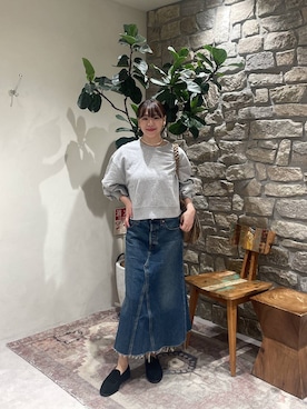 「アイテム（シュシュ）」を使った、yuuka520さん（レディース・155cm）の秋コーディネート