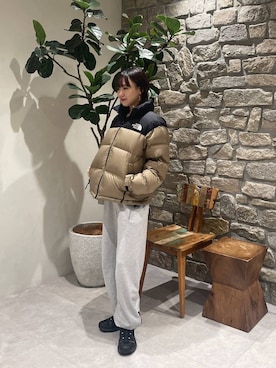 「アイテム（スウェットパンツ）」を使った、yuuka520さん（レディース・155cm）の秋コーディネート