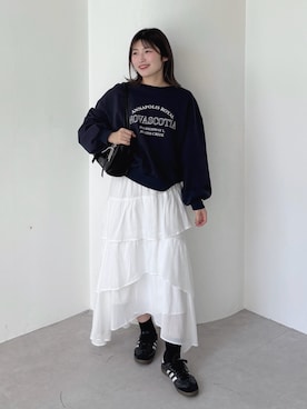 「archives（アルシーヴ）のアイテム」を使った、NANASEさん（骨格ストレート・レディース・157cm）の冬コーディネート