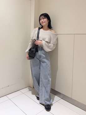 「archives（アルシーヴ）のアイテム」を使った、NANASEさん（骨格ストレート・レディース・157cm）の冬コーディネート