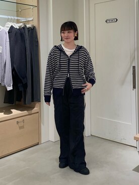 「CIAOPANIC TYPY（チャオパニックティピー）のアイテム（パーカー）」を使った、himechanyuさん（レディース・161cm）の春コーディネート