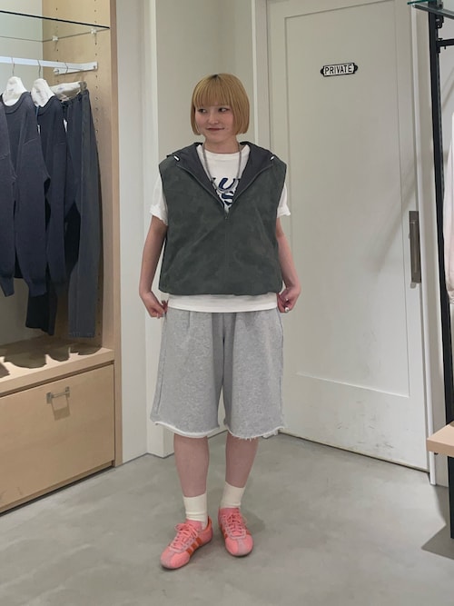 【UNISEX】総柄フードベスト