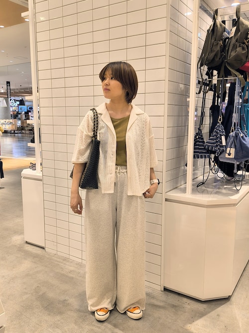 セール】アソート柄レース開襟シャツ（シャツ/ブラウス）｜CIAOPANIC