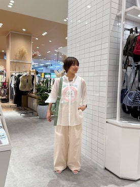 「HELLO.SANFRANCISCO（ハローサンフランシスコ）のアイテム」を使った、J  U R  Iさん（骨格ストレート・レディース・156cm）の夏コーディネート